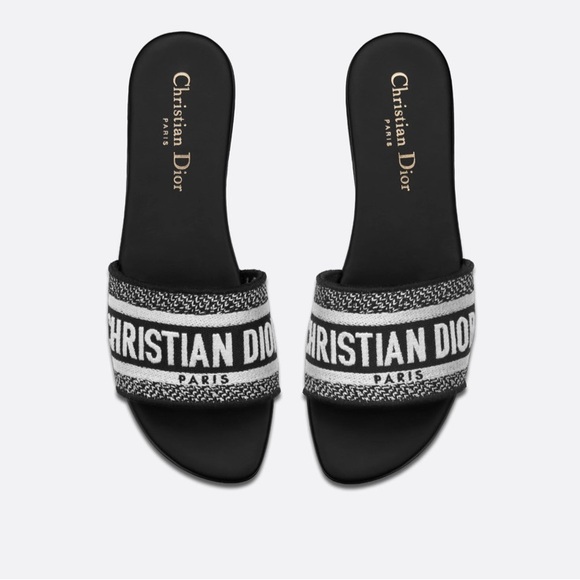 COPY - Dior Dway Black sandal size 38 us 8 - Picture 1 of 5